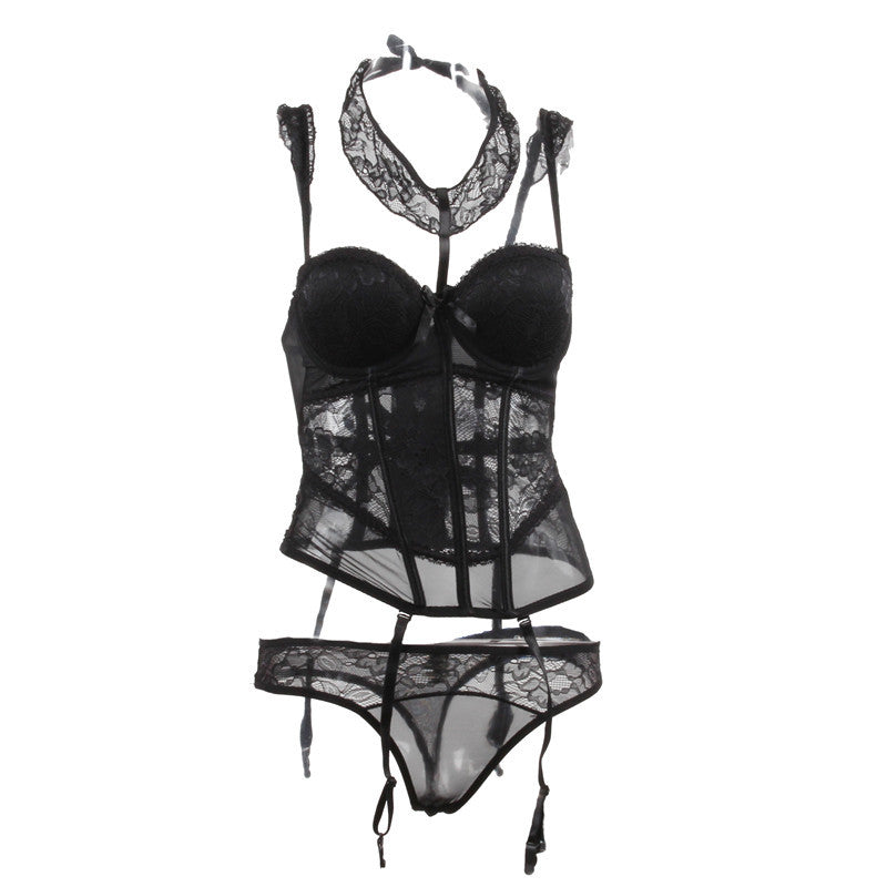 Erotic Lingerie Lace Shapewear Vest Erotic Suit - Sakura Intimates 2