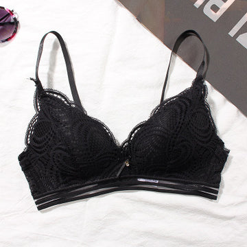 Lace Unwired Push Up Bra Top For Women